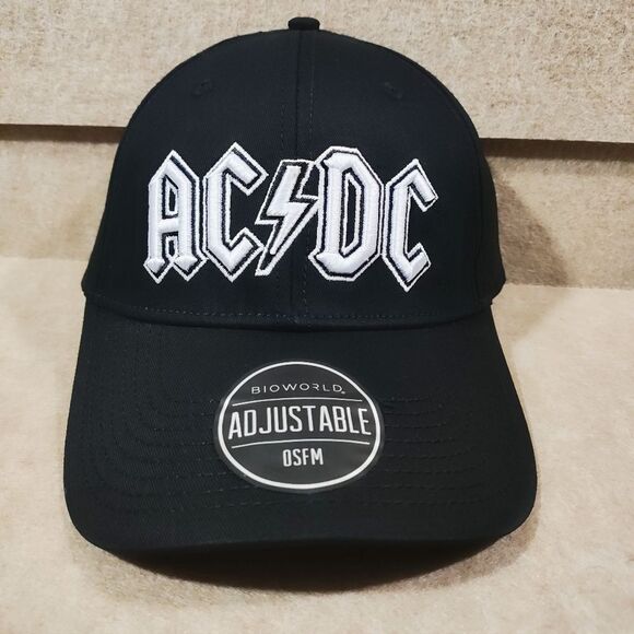 Bioworld Black and White AC/DC Snapback Hat - Picture 1 of 4